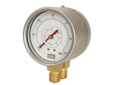 YC-100 雙針雙管差壓表